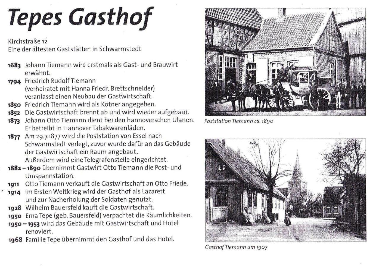 Tepe'S Gasthof Schwarmstedt Bagian luar foto
